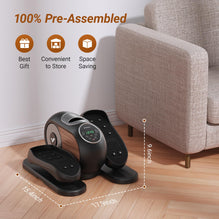 Under Desk Elliptical: 12-Speed Quiet Portable Exerciser