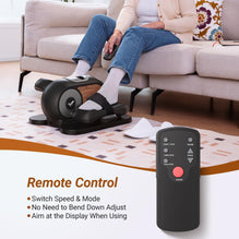 Under Desk Elliptical: 12-Speed Quiet Portable Exerciser