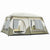10-Person Instant Tent - Quick Setup, Rainfly, Windproof Design