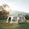 10-Person Instant Tent - Quick Setup, Rainfly, Windproof Design