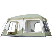 10-Person Instant Tent - Quick Setup, Rainfly, Windproof Design