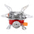 Outdoor Foldable Gas Stove Burner 2.8KW Mini Camping Picnic BBQ Cooking Supplies